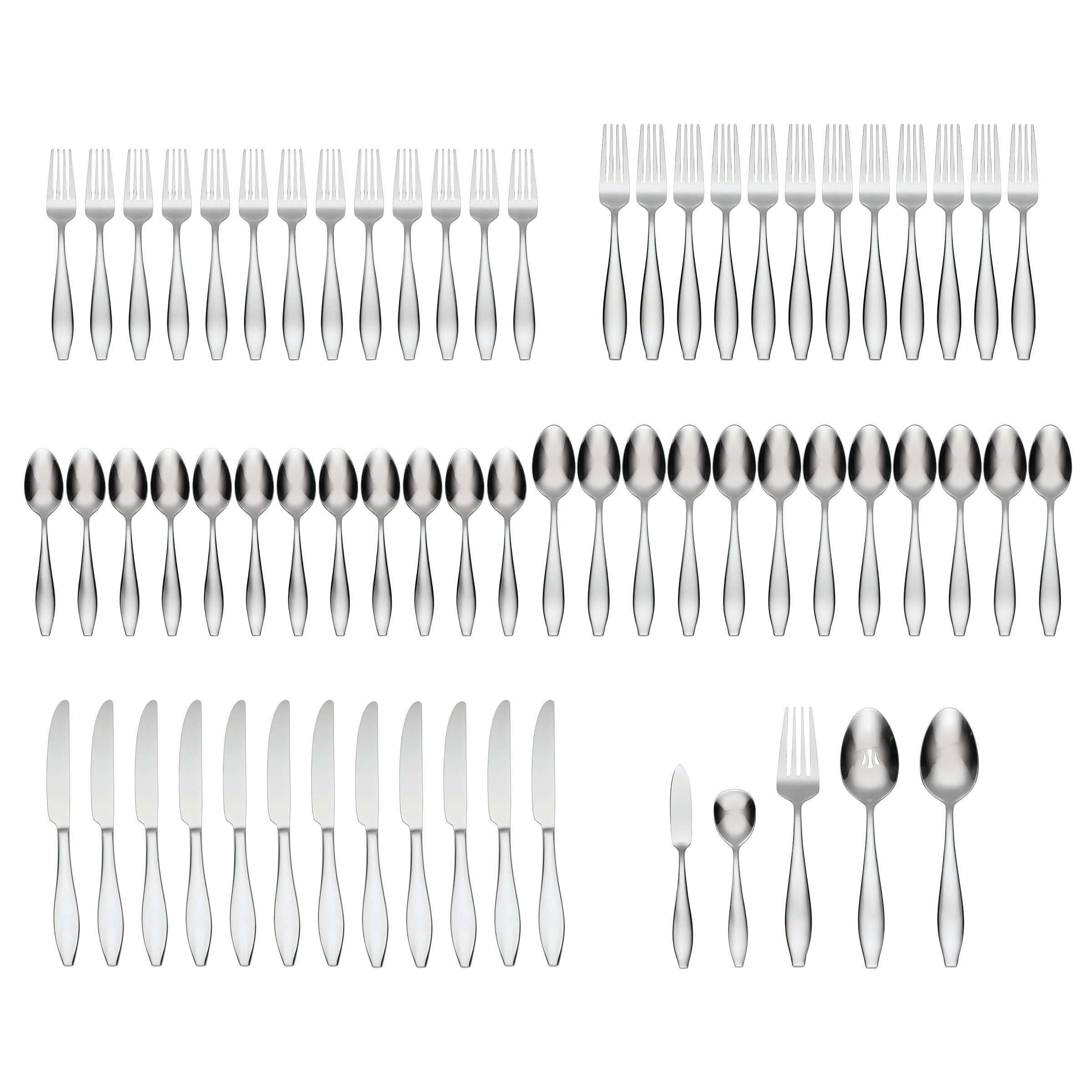 Comet 65 Piece Everyday Flatware Set