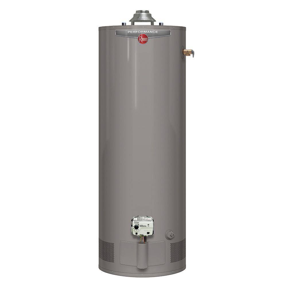 Rheem Performance 50 Gal. Tall 6 Year 36000 BTU Liquid Propane High Efficiency Tank Water Heater XP50T06HE36U0