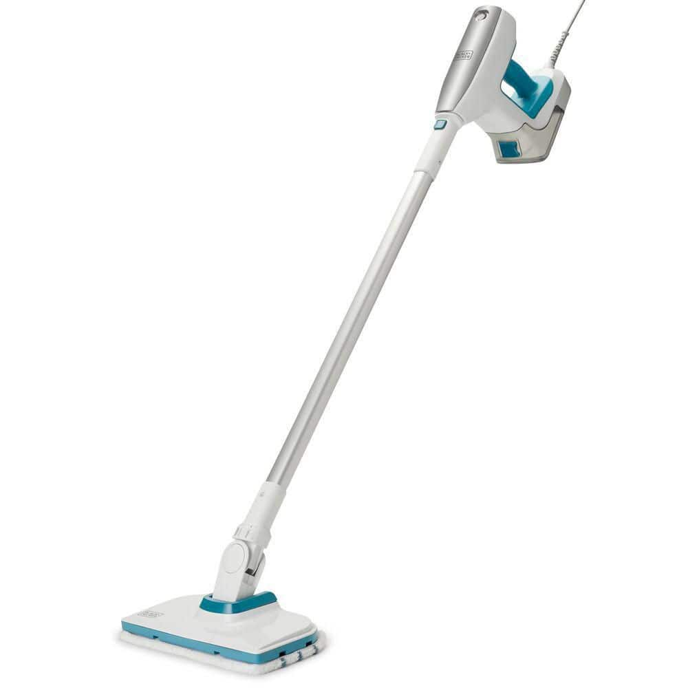 BLACK+DECKER Steam-Mop Multipurpose Steam Cleaning System with 7-Attachments and Storage Wall Mount BHSM15FX10