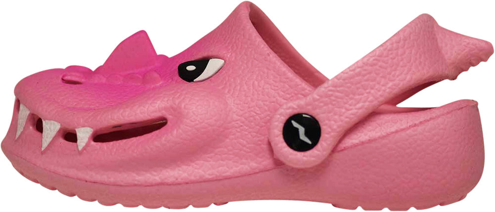 NORTY Toddler Girls Comfort Clogs Female Mules Sandals Pink Gator