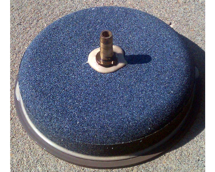 Outdoor Water Solutions 7 inch Diffuser Airstone with Foot Valve ARS0102