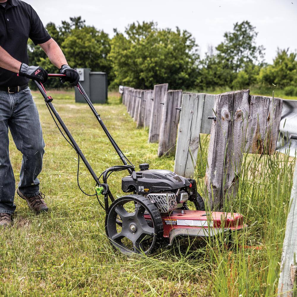 Earthquake 22 in. Cutting Width with 160cc 4-Cycle Gas Viper Engine Walk Behind String Mower 40314