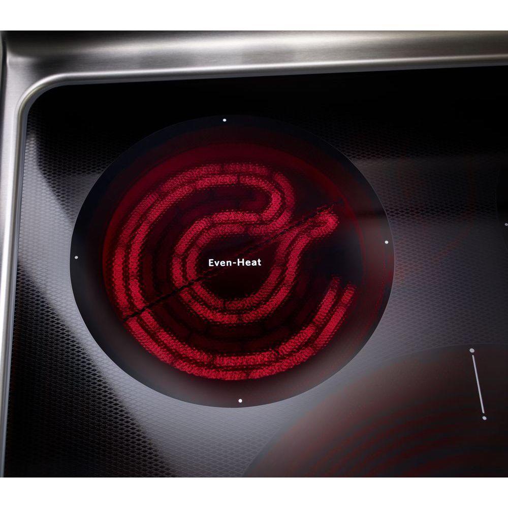 KitchenAid 30-inch, Freestanding Electric, Range with Even-Heat? YKFEG500EBS