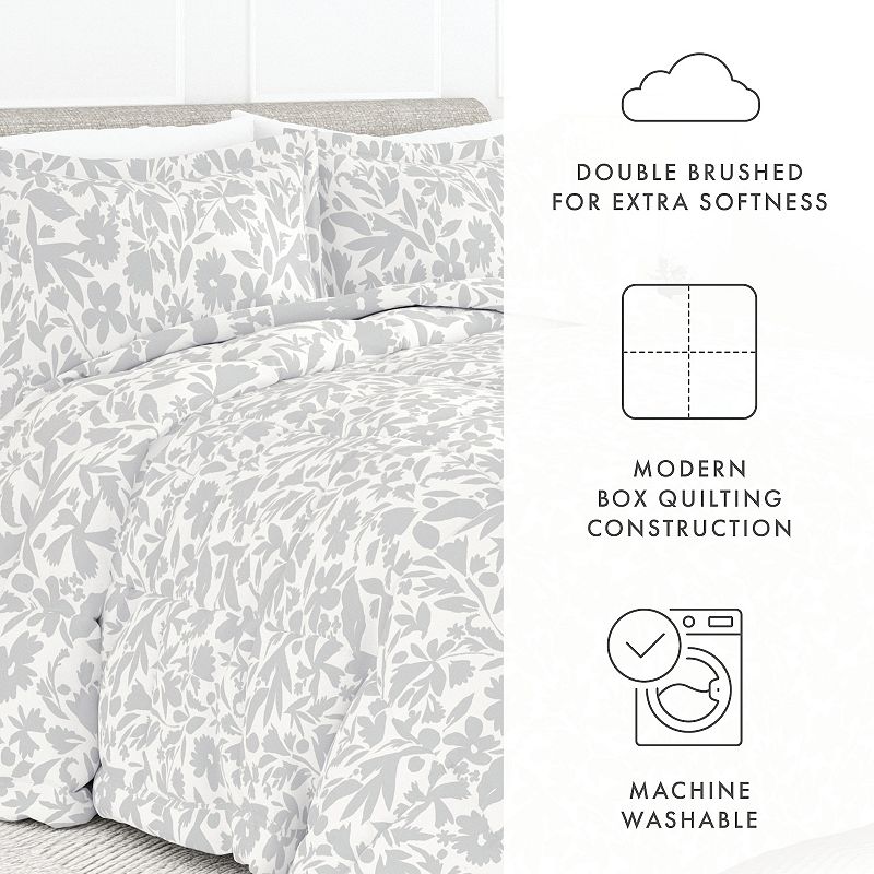 Home Collection Abstract Garden Patterned Comforter Set