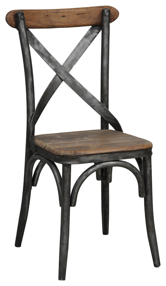 Bentley Side Chair by Kosas Home   Industrial   Dining Chairs   by HedgeApple  Houzz