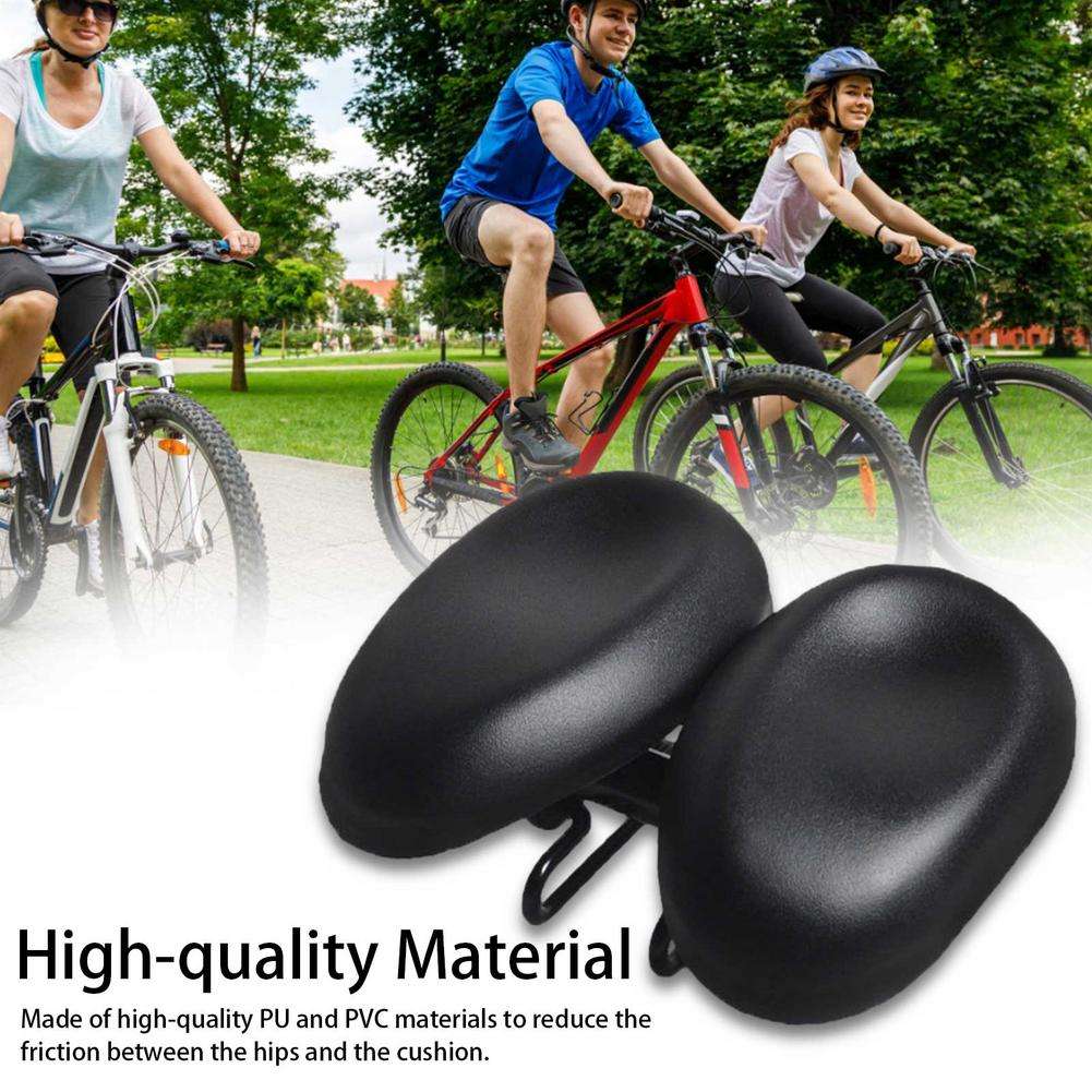 ODM Adjustable Thickened Widened Bicycle Cushions Soft Cushions PVC PU Bike Cycling Saddle Bikes Accessories