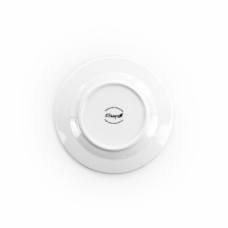 Elama Charlotte 6 Piece Mug Set in White