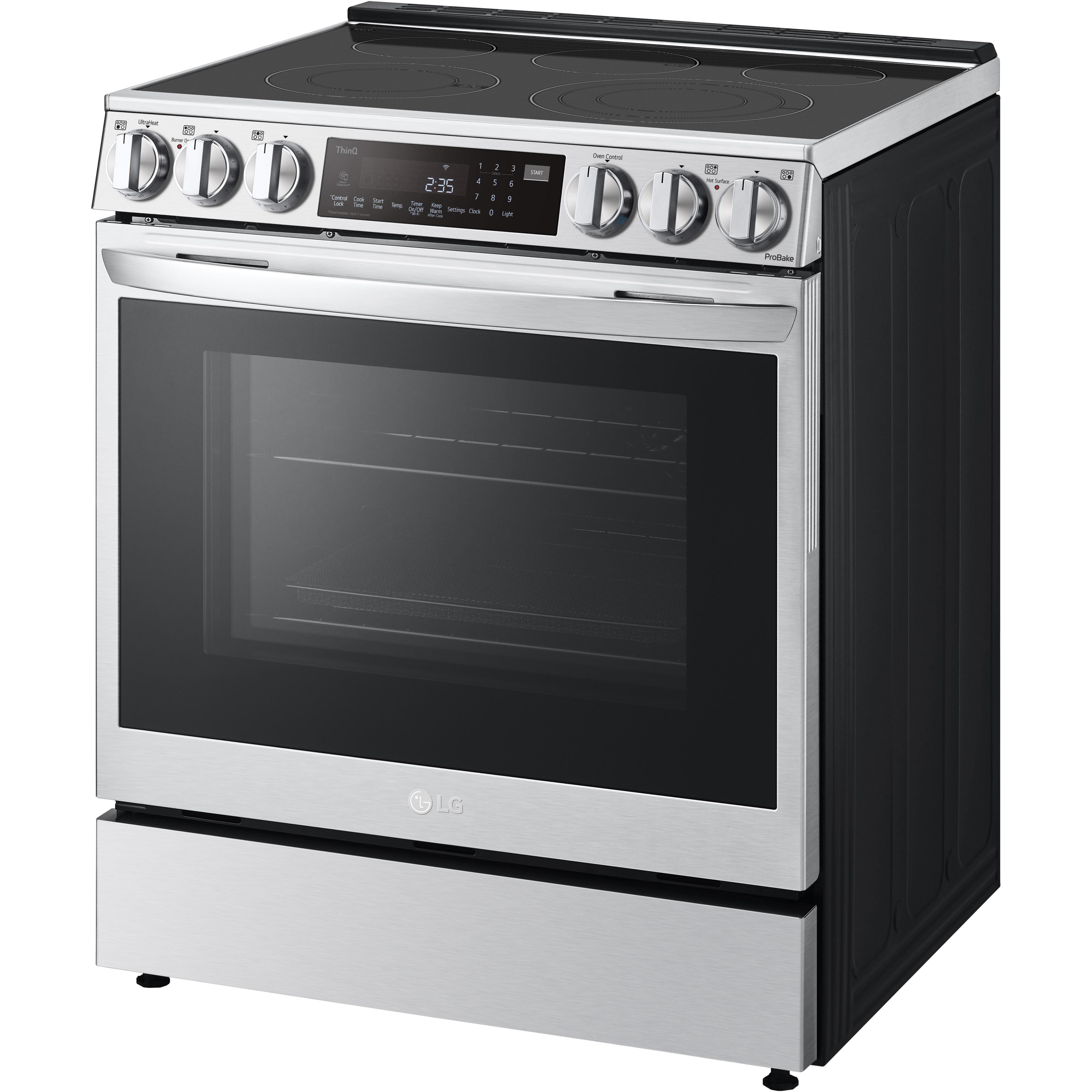 LG 30-inch Slide-In Electric Range with Air Fry LSEL6335F