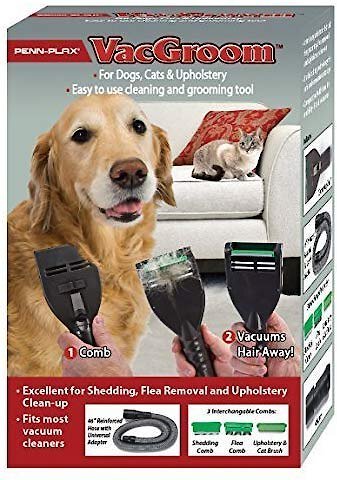 Penn-Plax Vac-Groom Dog Grooming Tool