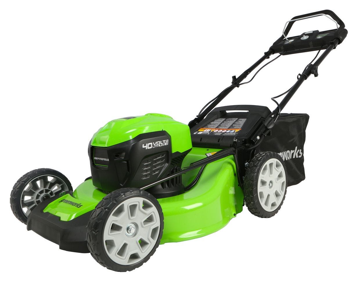 40V 21-Inch Cordless Self-Propelled Lawn Mower | Greenworks