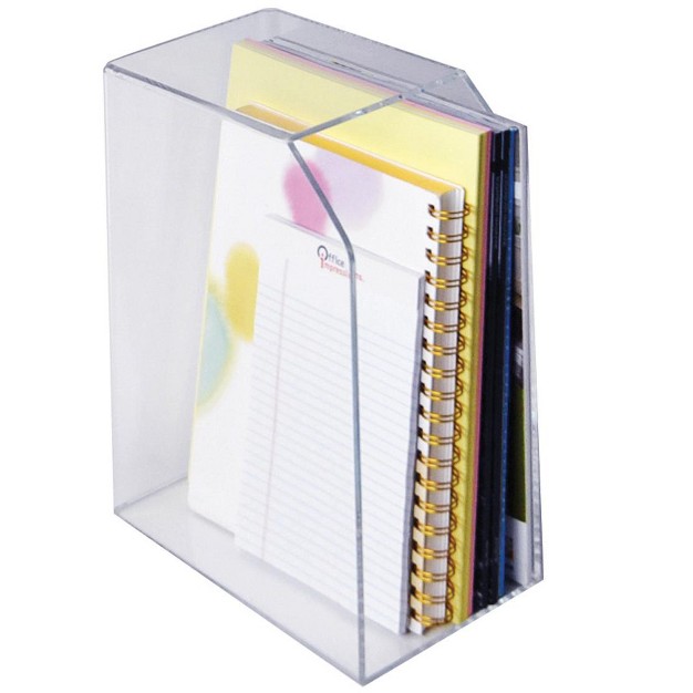 Azar Displays Acrylic Desktop Magazine And File Holder