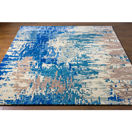 Banshee Wool Global Dark Blue Rug