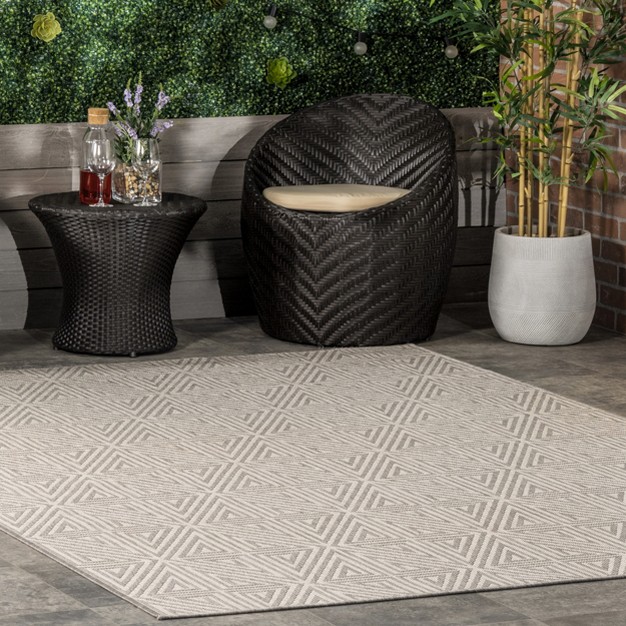 Nuloom Harvey Abstract Trellis Indoor And Outdoor Area Rug