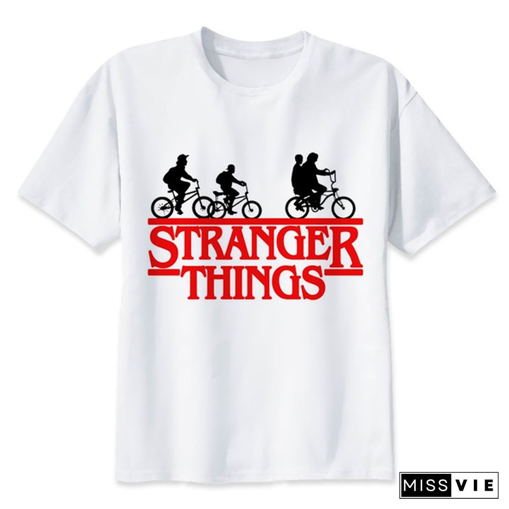 Stranger Things 2 T-Shirts Men Fashion O-Neck Top Tee Shirt Men Hip Hop Streetwear Plus Size T Shirt Men