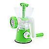 Meat Grinder Manual Processor Food Meat Grinder Kitchen Machine Sausage Machine Stuffing Vegetable Chopper Blender Household Stuffing Tool(green)