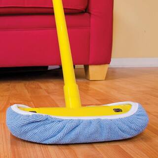 Rejuvenate 9 in. Microfiber Bonnet Applicator Wet Mop Pad Refill RJBONPKG