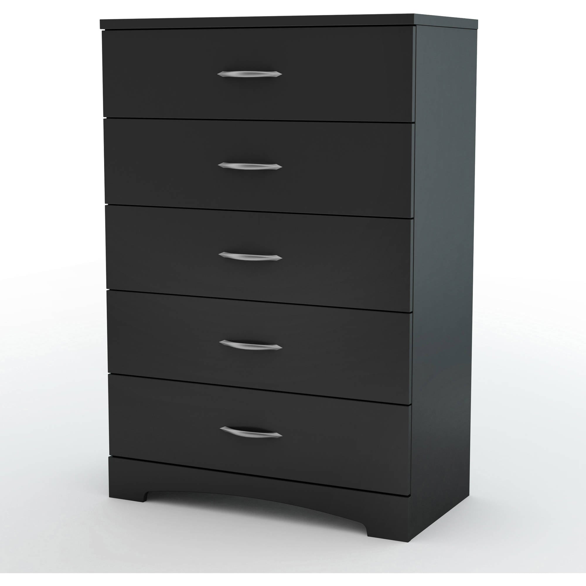 South Shore SoHo 5-Drawer Dresser, Black