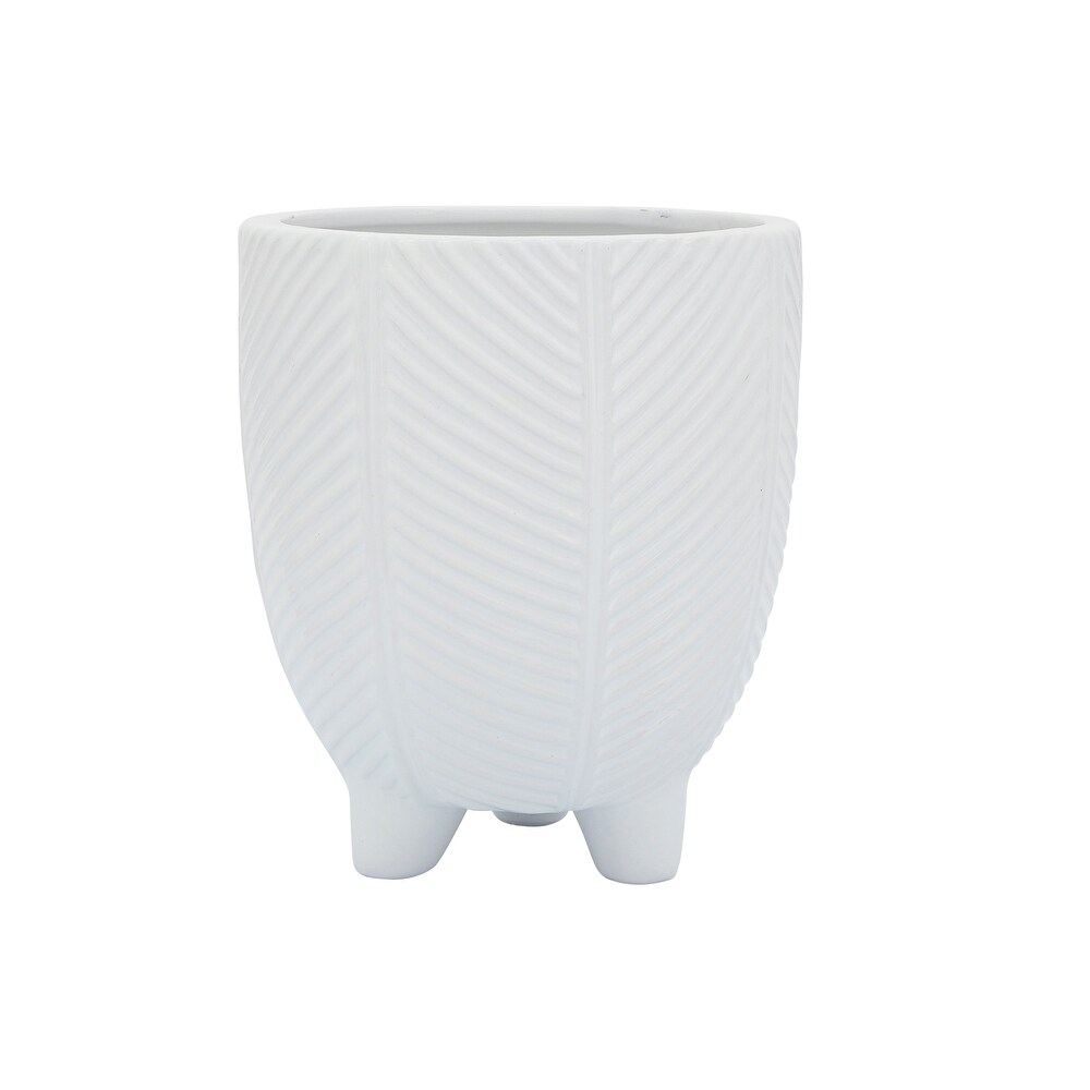 White Porcelain Planter Contemporary 6\