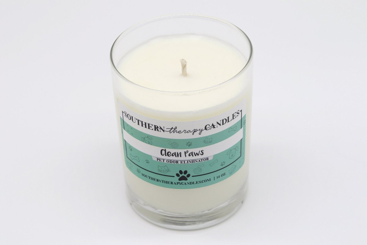 Southern Therapy Candles Clean Paws Odor Eliminator Candle