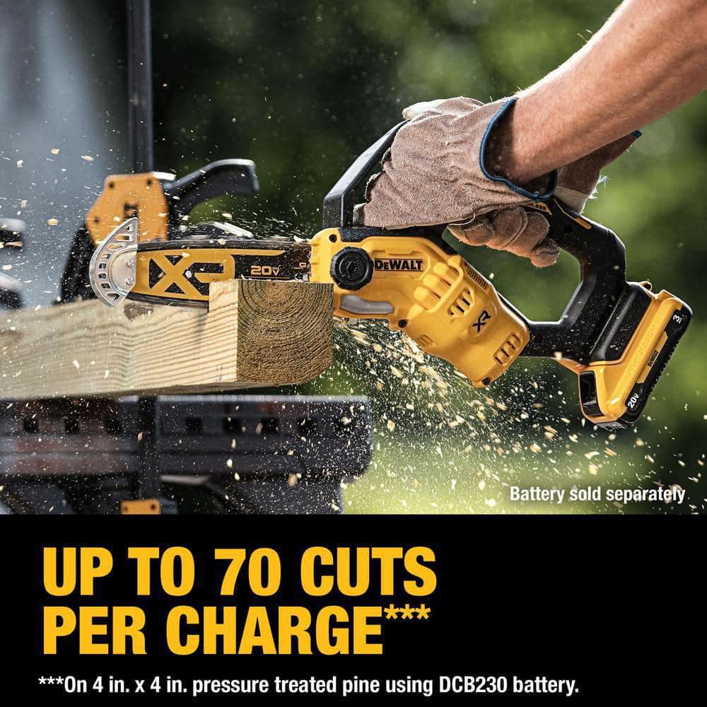 DEWALT 8 in 20Volt Pruning Electric Battery Chainsaw