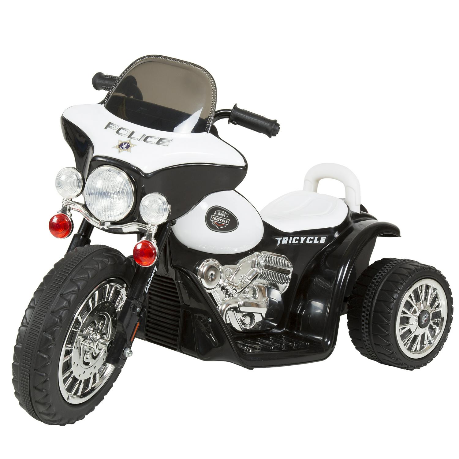 Ride on Toy 3 Wheel Mini Motorcycle Trike for Kids Battery Powered Toy by Hey! Play! a Toys for Boys and Girls 2 8211 5 Year Old 8211 Police  Crowdfused