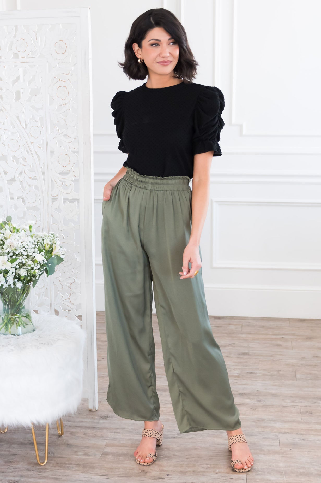 Beautiful Day Modest Wide Leg Pants