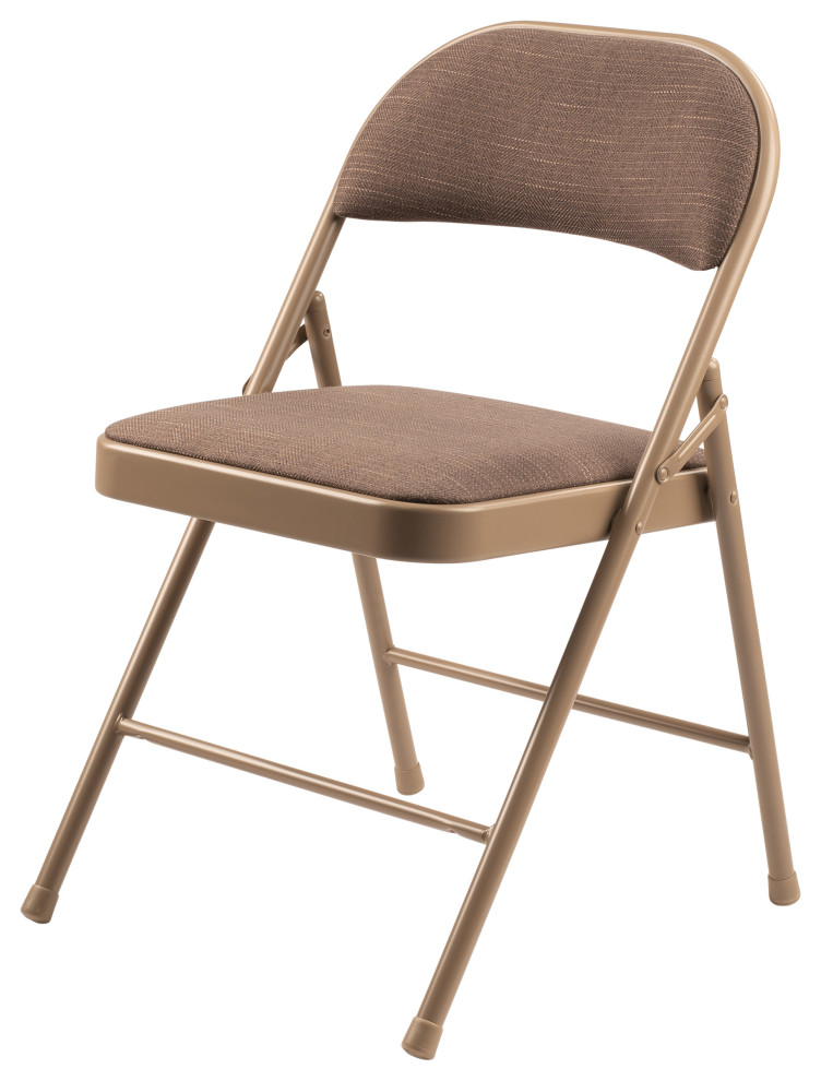 Commercialine 900 Fabric Padded Folding Chair  Set of 4   Contemporary   Folding Chairs And Stools   by National Public Seating  Houzz