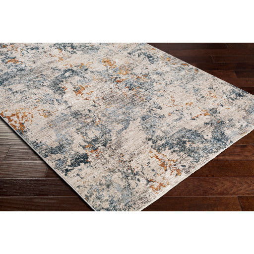 Laila Teal & Gray Rug