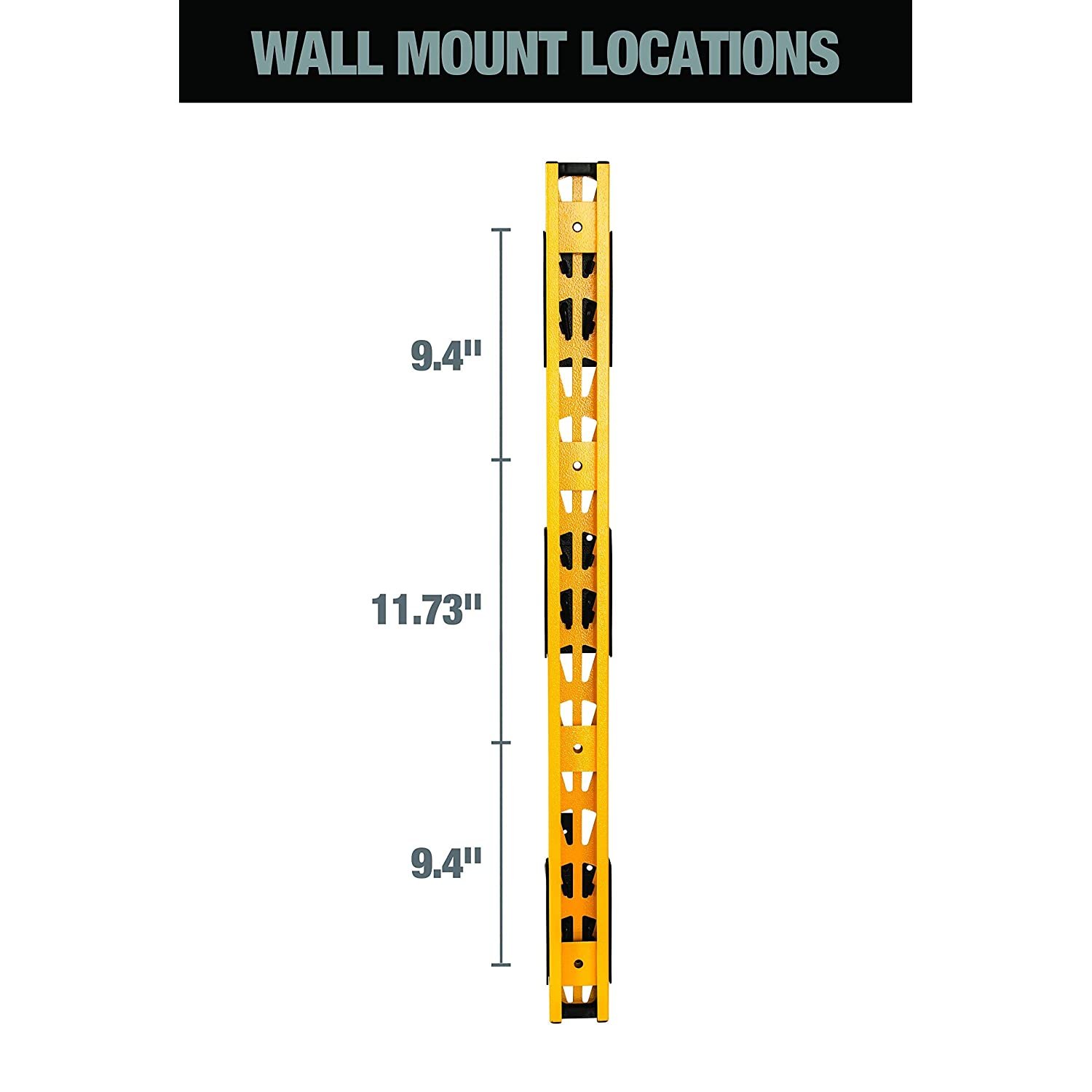 Dewalt 3-Piece Wall Mount Cantilever Wood and Lumber Storage Rack for Workshop Shelving， M