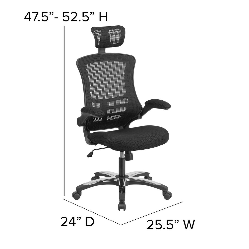 High back Mesh Ergonomic Chair w/ Chrome plated Base