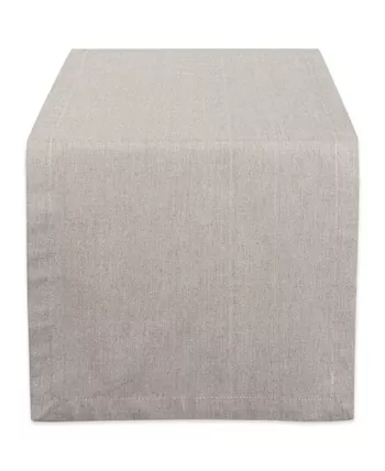 Design Imports Solid Chambray Table Runner 14 x 72