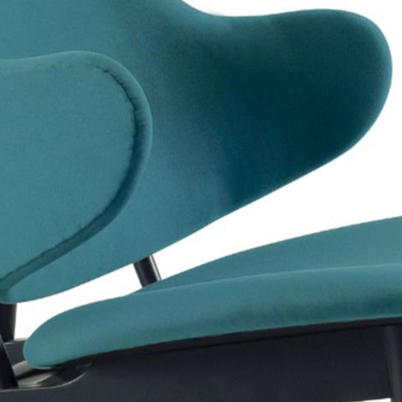 VERONIC Lounge Chair - Teal & Black