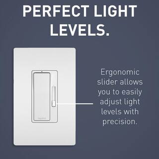 Legrand radiant 0-10 Volt Single Pole3-Way FlourecentLED Dimmer WhiteLight AlmondIvory RH4FBL3PTCCCV6