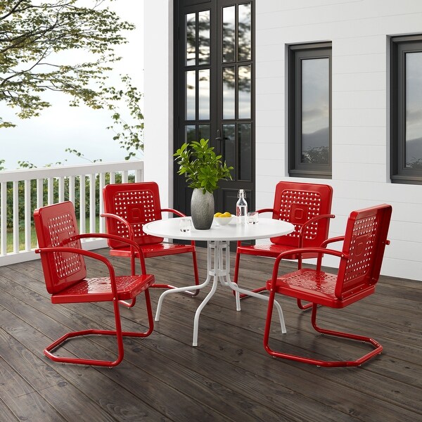 Crosley Bates Steel Outdoor 5piece Dining Set