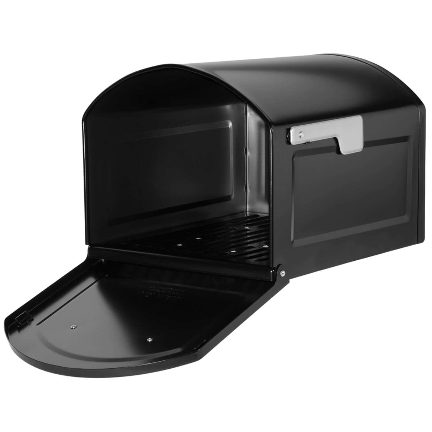 Architectural Mailboxes Centennial Post Mount Galvanized Steel Post Mount Black Mailbox