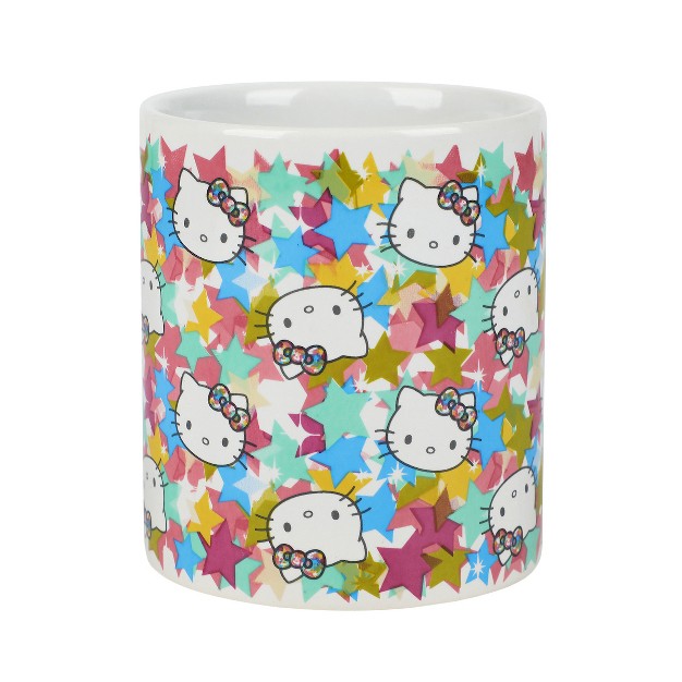 Hello Kitty Stars 2 pack 16 Oz Ceramic Mug Set