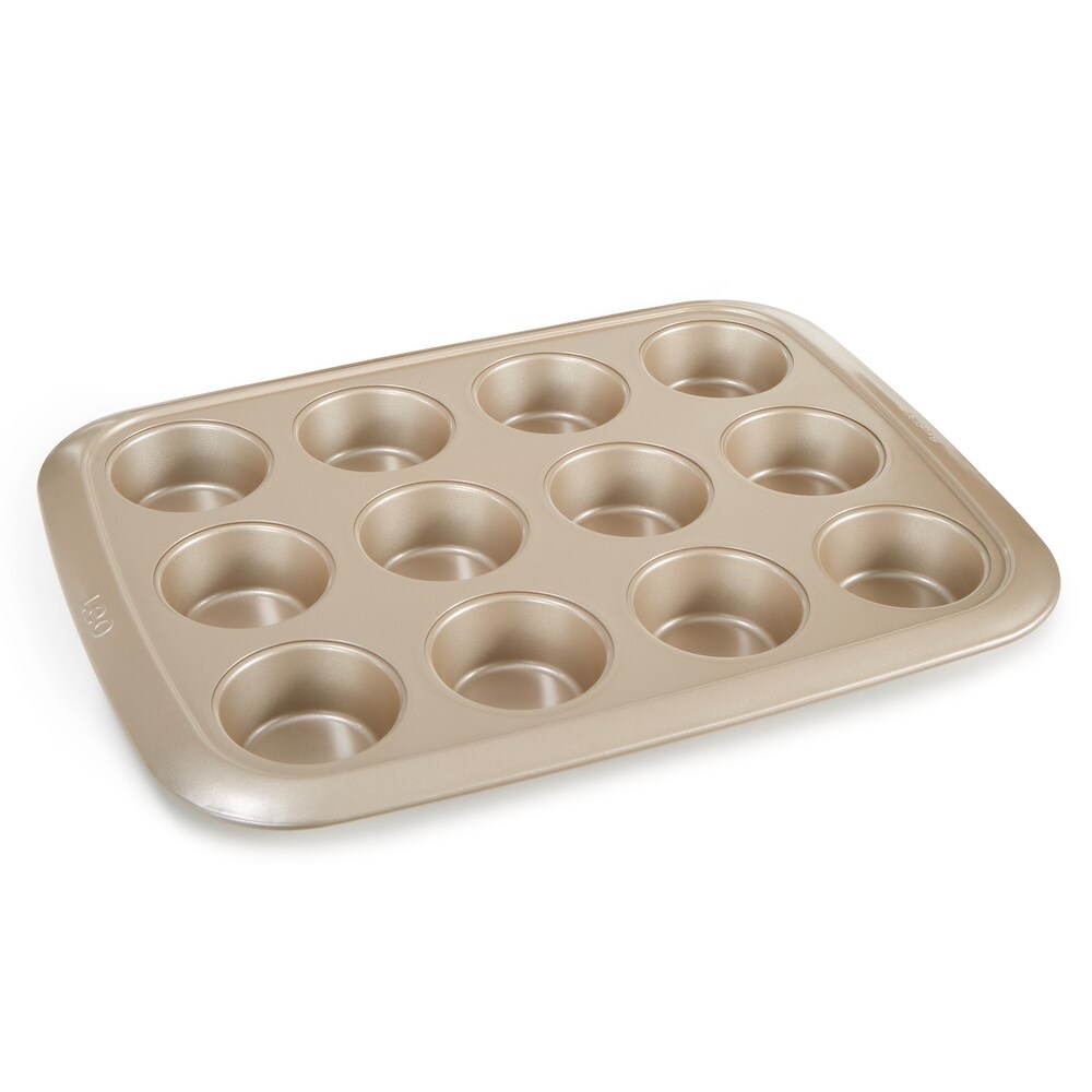 BergHOFF Balance Non stick Carbon Steel 12 cup Cupcake Pan 2.5\