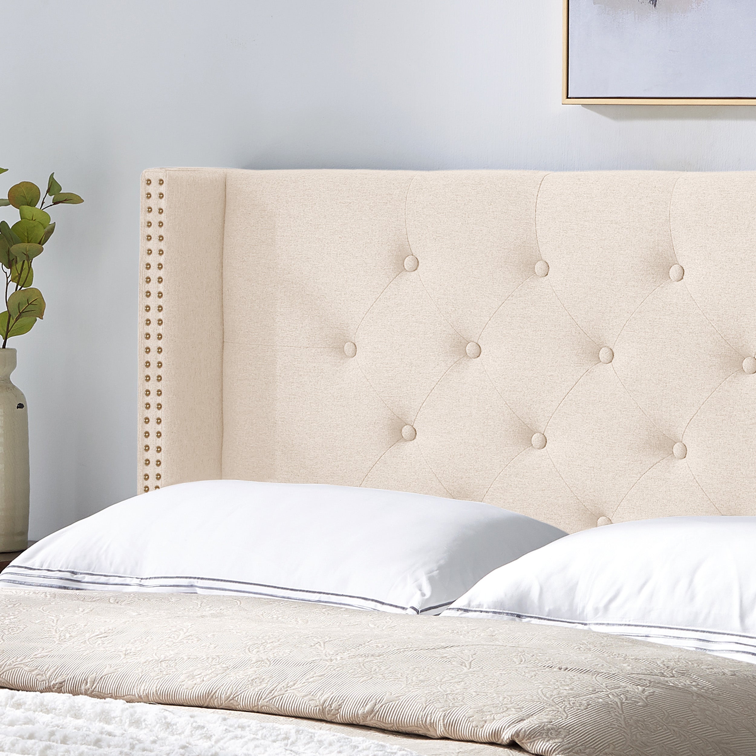 Ray Contemporary Upholstered Full/Queen Headboard