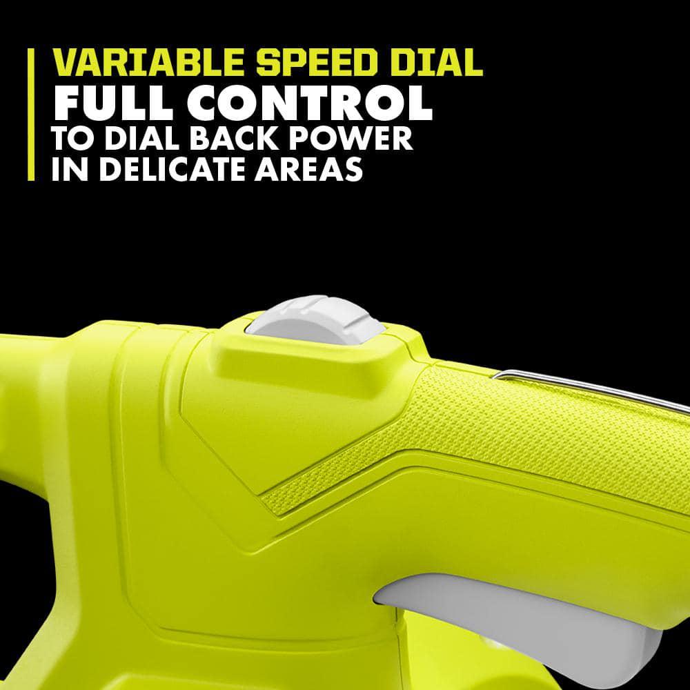 RYOBI 40V Vac Attack Cordless Leaf VacuumMulcher with 50 Ah Battery and Charger