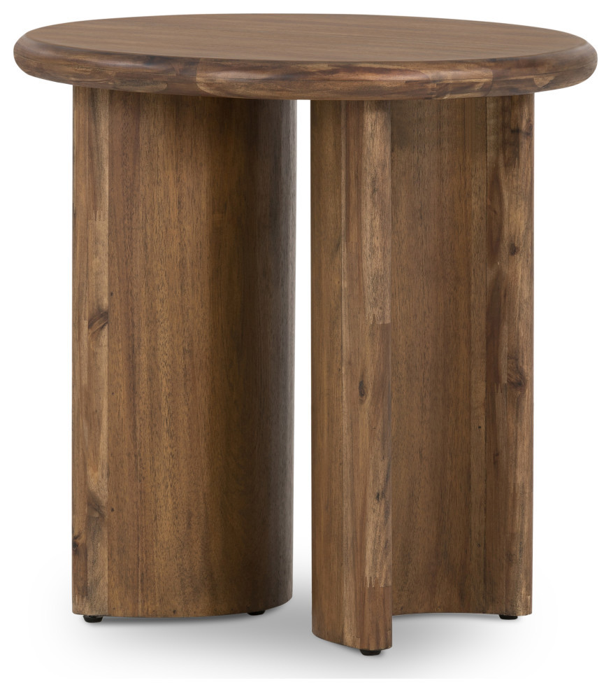 Fiorenza End Table Aged Black Acacia   Modern   Side Tables And End Tables   by Virgil Stanis Design  Houzz