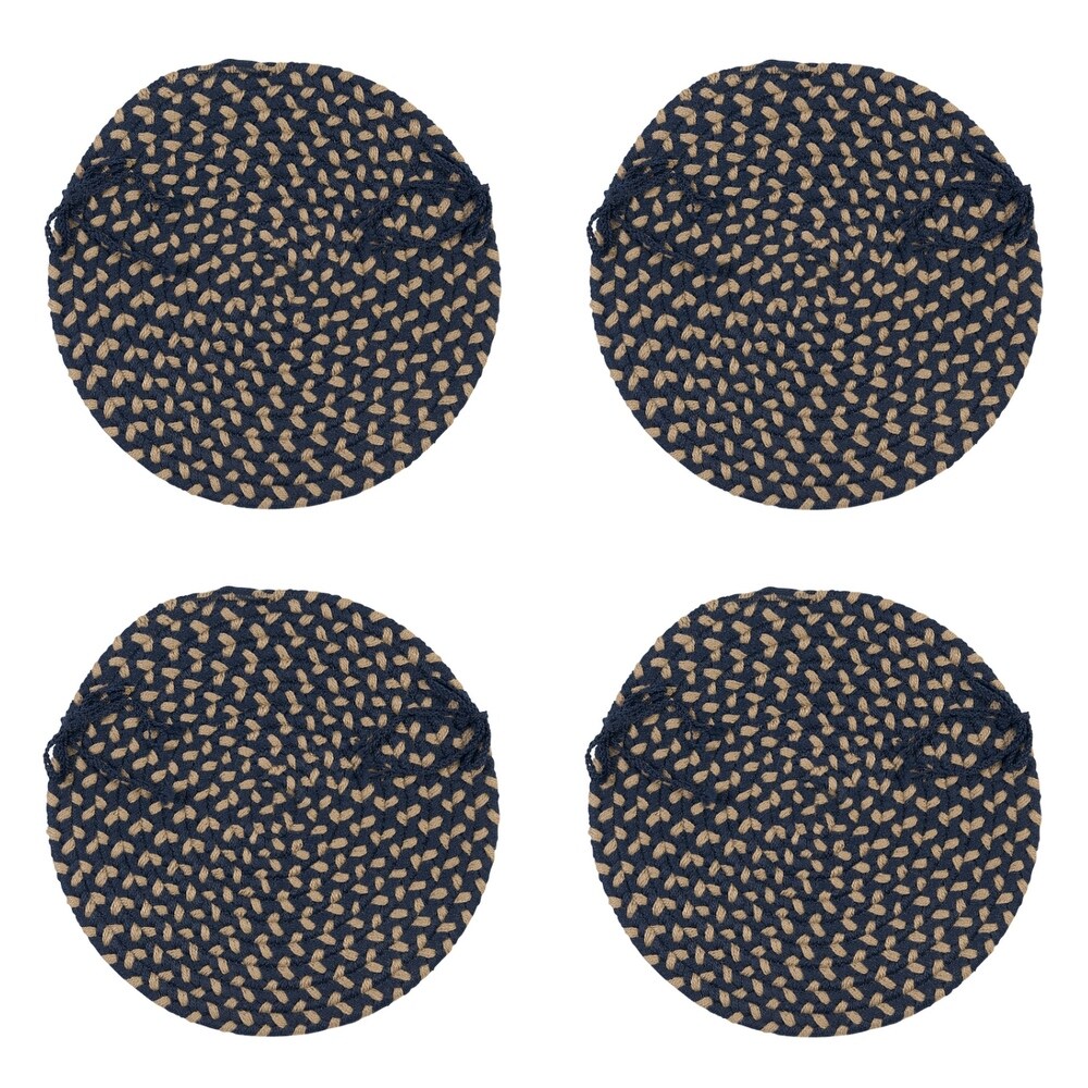 Brook Farm Machine Washable Round Chair Pads