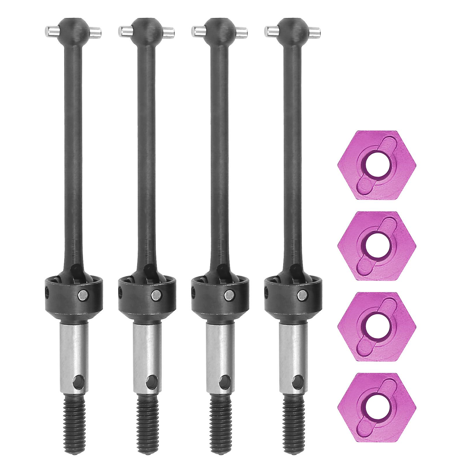 Cvd Metal Drive Shaft Transmission Axle With Adapter For Sakura D3/xis S/tb03/tb03d/tb03rpurple