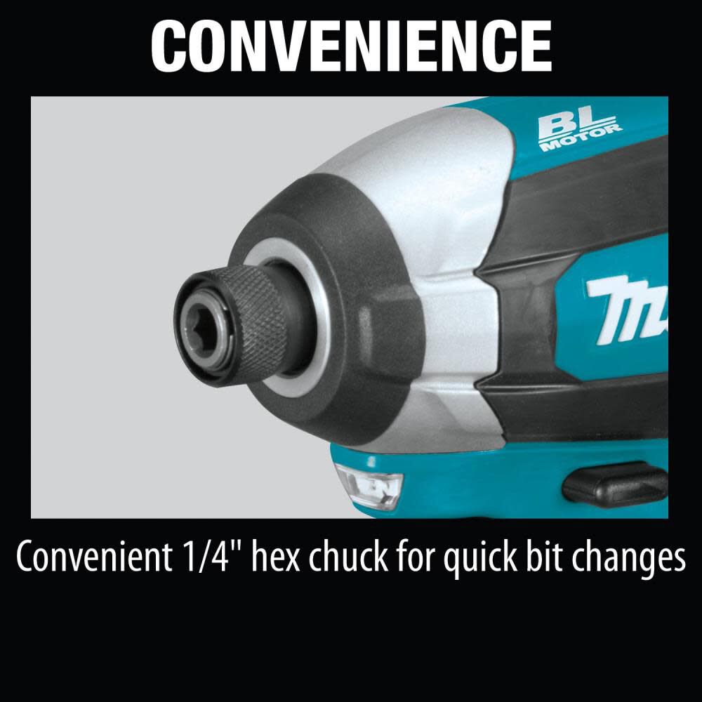 Makita 18V LXT 2pc Combo Kit Lithium Ion Brushless Cordless XT291T from Makita