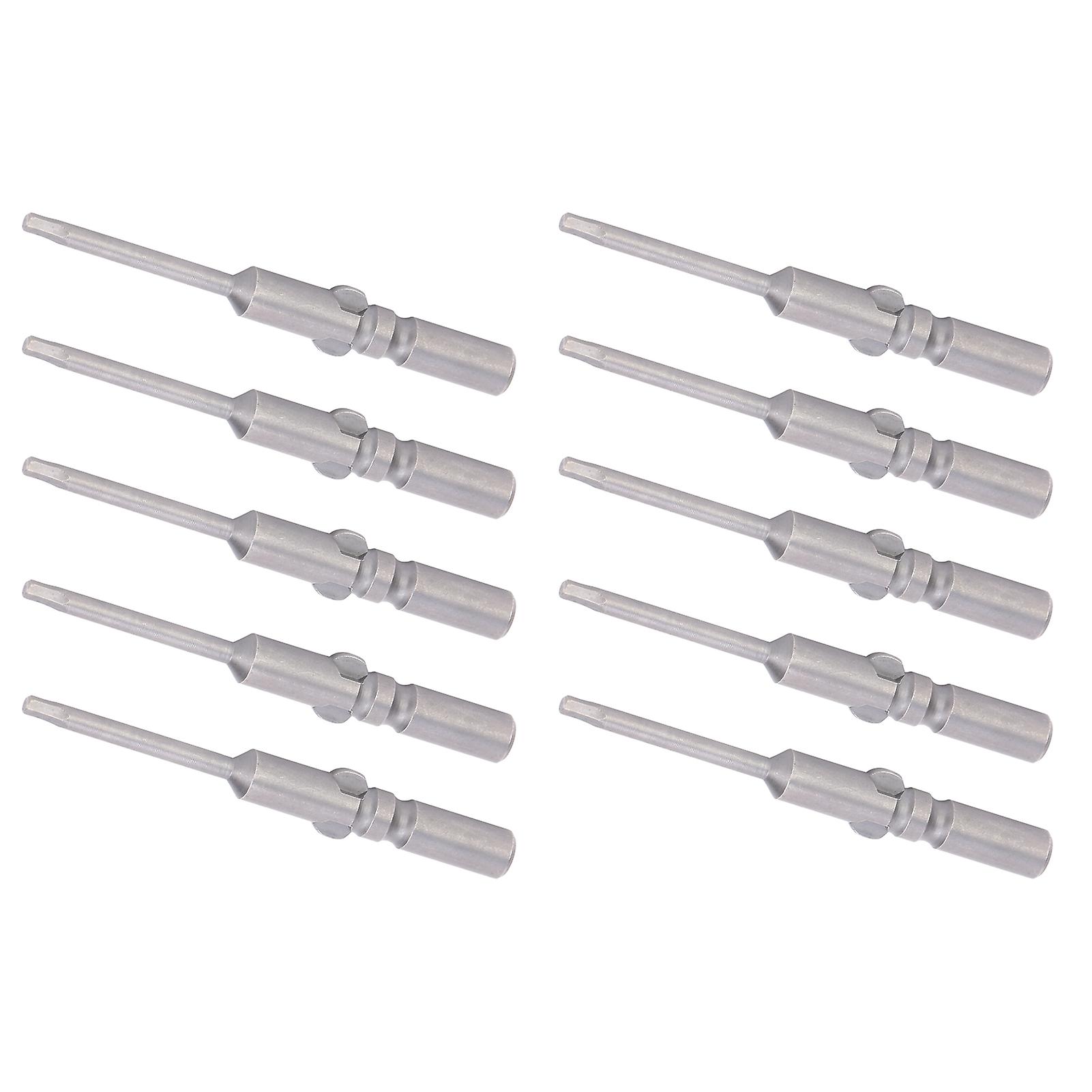 10pcs Hex Socket Screwdriver Bits Magnetic Head S2 Alloy Steel Industrial Accessories