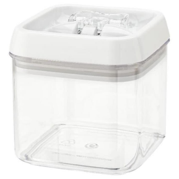 Rev A Shelf Set of 3 Clear Plastic Containers with Locking Lids