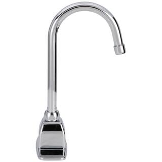 Zurn AquaSense Battery Powered Touchless Single Hole Gooseneck Bathroom Faucet with 0.5 GPM Aerator in Chrome Z6920-XL.0005