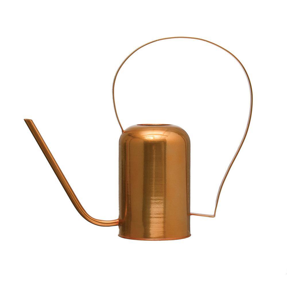 Storied Home 0.87 Gal. Copper Metal Watering Can DF7361