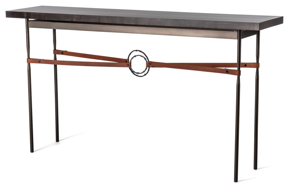 Hubbardton Forge 750120 05 05 LB M1 Equus Wood Top Console Table   Transitional   Console Tables   by The Lighthouse  Houzz