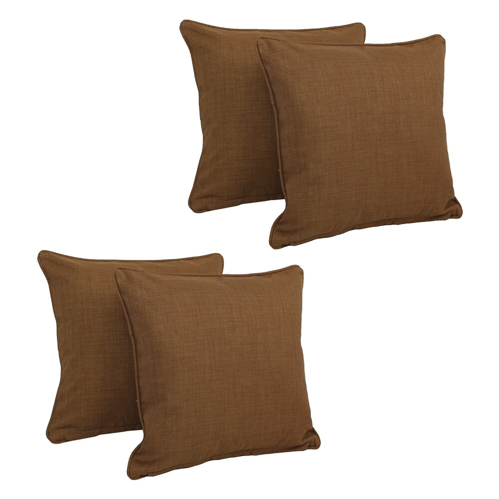 Blazing Needles 18 inch Accent Throw Pillows (Set of 4)