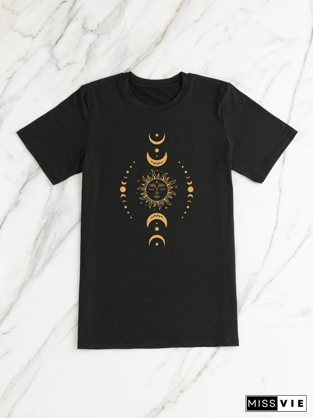 Plus Moon & Sun Print Tee